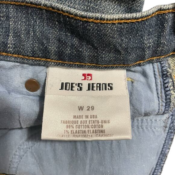 Joes Jeans Womens Size 29 Low Rise Boot Cut Zip Fly Med Wash Blue Denim W185410 - Picture 7 of 12